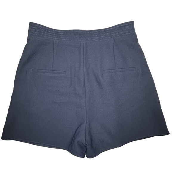 CARVEN Paris | Navy Mini Pleated Wrap Bow Skort Skirt Shorts Preppy Resort Retro - Picture 4 of 11
